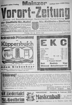 Mainzer Vorort-Zeitung